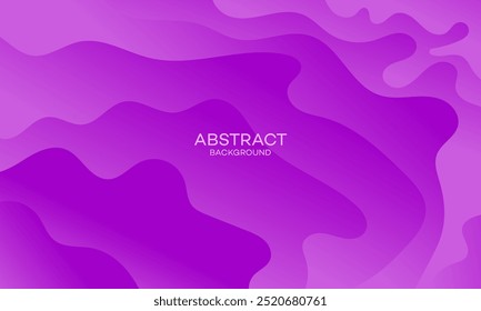 A vibrant purple background with abstract wavy shapes and a gradient effect.