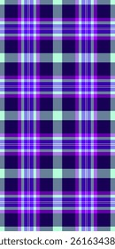 Vibrant purple and blue plaid pattern.  Perfect for textile design, fashion, websites, or branding projects.