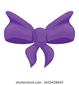 Arco roxo vibrante simbolizando a festividade e adicionando um toque de elegância a qualquer ocasião