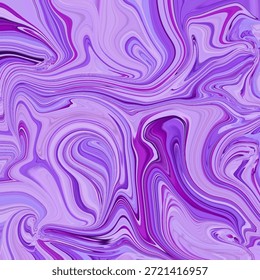 Ondas de mármore fluido roxo vibrante com movimento dinâmico e textura brilhante, moderno abstrato, roxo, fluido, mármore, textura de fundo visuais.