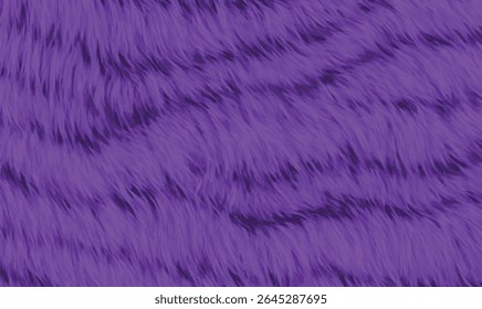 Vibrant purple fur with flowing texture and soft sheen. Eye-catching and bold, perfect for fantasy themes, fashion designs, or striking digital art backgrounds.
