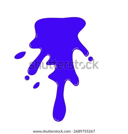 Vibrant purple ink splash explodes with dynamic energy, perfect for creative projects and bold designs.