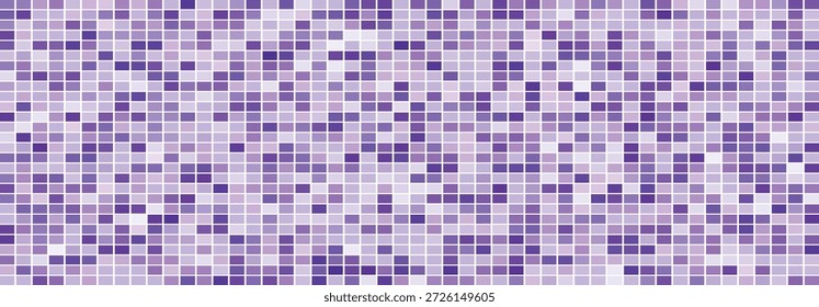 Vibrierendes Lila und Lavendel quadratische Kachel Mosaik Gitter Muster Hintergrund