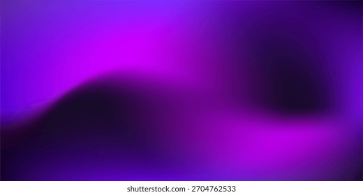 Gradiente Rosa Púrpura Vibrante Abstractas Con Resplandor Suave Y Silueta Borrosa