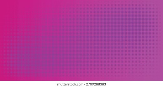 Fondo rosado púrpura vibrante del gradiente con los puntos del semitono para el diseño moderno eps10