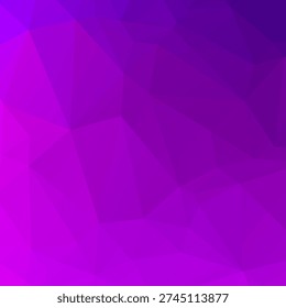 Vibrant Purple Polygonal Gradient Abstract Background