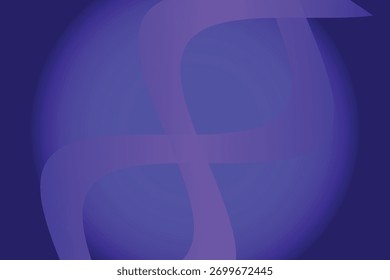 Uma esfera roxa vibrante com curvas translúcidas e fluidas cria um fundo abstrato dinâmico e moderno.