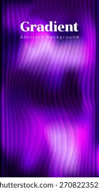 Fondo abstracto ondulado púrpura vibrante del gradiente con diseño ligero dinámico