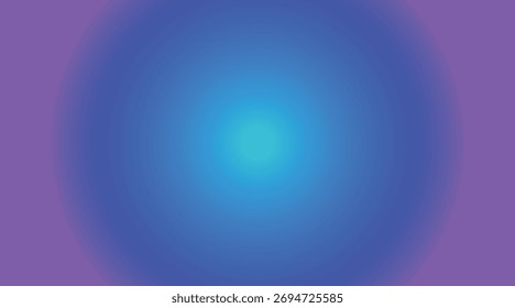 Gradiente radial vibrante: fundo abstrato azul e roxo
