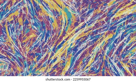 Vibrant rainbow abstract arrow geometric pattern with a mix of solid and abstract on a background