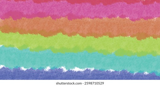 Vibrant Rainbow Abstract Background Illustration