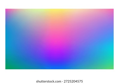 Fondo holográfico vibrante del degradado del arco iris Desenfocar la textura iridiscente Abstractas del neón multicolor