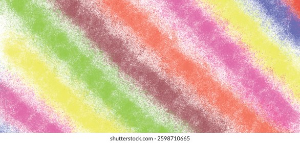 Vibrant Rainbow Stripes Abstract Background Illustration