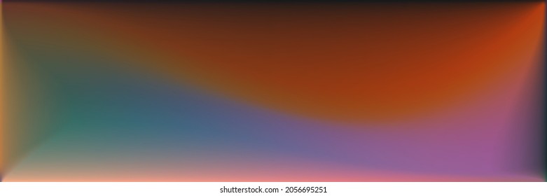 Vibrant Rainbow Wavy Gradient Mesh. Multicolor Water Horizontal Lines Backdrop. Sea  Vivid Trendy Background. Color Natural Ocean Smooth Surface Illustration. Bright Blank Wavy Gradient Mesh.