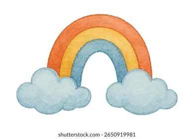 Vibrant rainbows with whimsical stars-perfect for kids decor, nursery art, party invitations, or cheerful print projects. Hand-painted charm with playful, magical vibes.