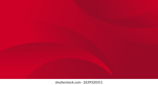 Vibrant red abstract background with flowing, curved shapes, perfect for modern presentations, websites, or branding.