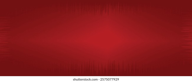 Vibrant Red Abstract Background with Gradient and Spiky Patterns