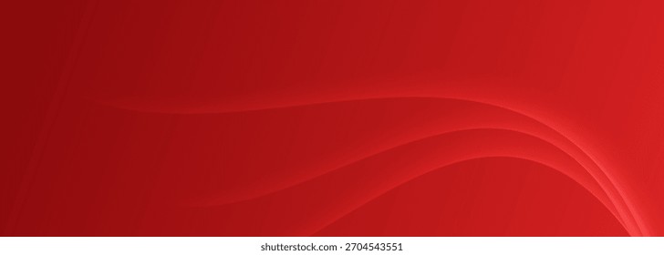 Fundo abstrato vermelho vibrante com gradiente de onda suave para design moderno.ilustração vetorial eps10