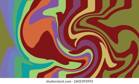 A vibrant red abstract background with swirling shapes and patterns, Dynamic swirling patterns on vibrant red abstract background, swirls,  ideal for posters or packaging designs.
