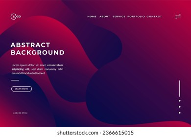 Vibrante Ola De Fondo Del Resumen Rojo. Se puede usar para diseño web e impreso, así como para invitaciones, anuncios y otros materiales de marketing.