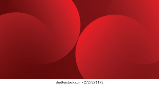 Círculos abstratos vermelhos vibrantes sobrepondo geometria para negrito moderno design fundo eps10