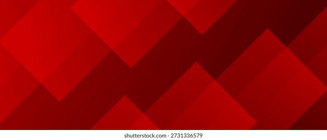 Fundo de padrão geométrico abstrato vermelho vibrante com formas de diamante em camadas