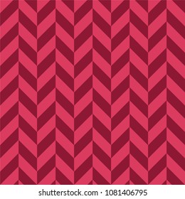 Vibrant Red Alternating Chevron Seamless Pattern - Bold and graphic alternating chevron seamless pattern in shades of red