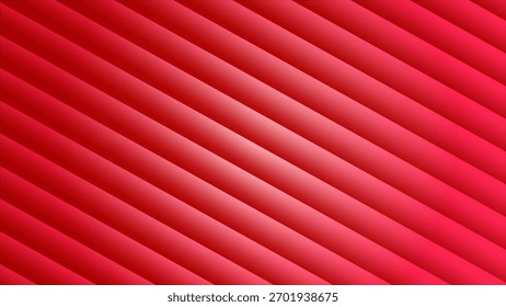 Vibrant red background with a diagonal striped pattern