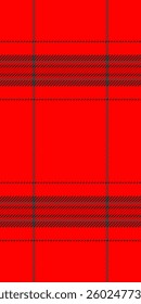 Vibrant red and black plaid pattern.  Perfect for textile design, fashion, website backgrounds, or holiday projects.  This bold, geometric texture evokes feelings of warmth, tradition, and style.