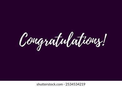 A vibrant red, blue, Purple, White background with the word "Congratulations!" written in elegant gold script. The text has a soft, glowing effect, creating a celebratory and festive atmosphere.