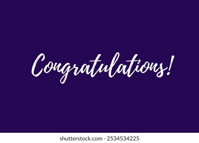 A vibrant red, blue, Purple, White background with the word "Congratulations!" written in elegant gold script. The text has a soft, glowing effect, creating a celebratory and festive atmosphere.