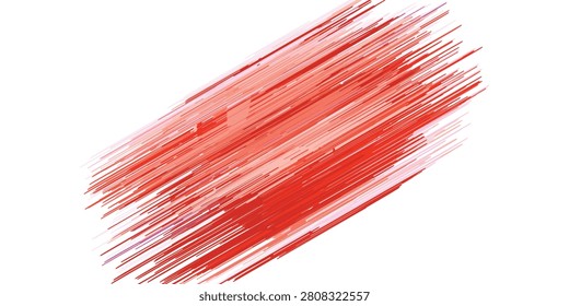 Pinceladas rojas vibrantes contra
