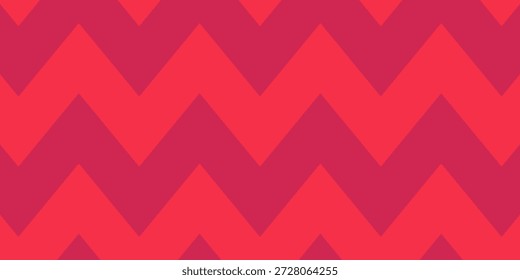 Diseño sin costuras de chevron rojo vibrante