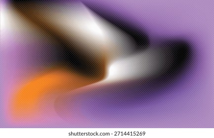 Fundo abstrato de vetor gradiente vermelho vibrante e azul frio com um padrão de matriz de pontos brancos sutil