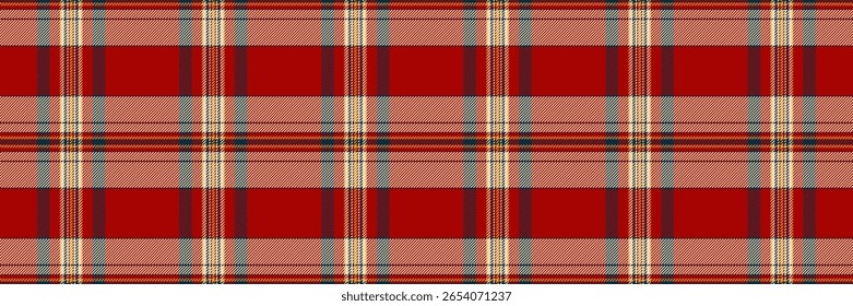 Padrão vibrante vermelho e coral xadrez.  Perfeito para projetos têxteis, vestuário ou projetos temáticos de férias.  Esta textura sem costura oferece uma sensação clássica, intemporal, evocando calor e tradição.