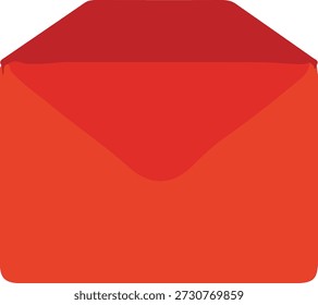 A vibrant red envelope, conveying a sense of urgency, communication, and important correspondence for a message