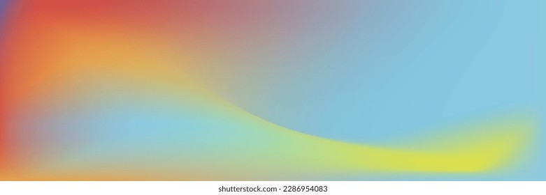 Fondo De Aquarelle Del Líquido Líquido Del Líquido Rojo Vibrante. Curva ondulada Fondo de degradado suave amarillo amarillo anaranjado. Malla de degradado brillante en movimiento arcoiris verde. Textura borrosa de flujo borroso violeta azul violeta.