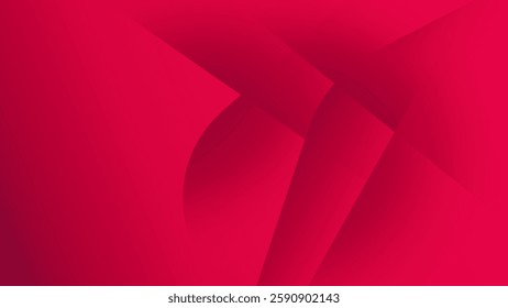 Vibrant red gradient background with smooth transitions and creative geometric shapes, perfect for modern design projects, advertisements, digital creations, or artistic visuals.
