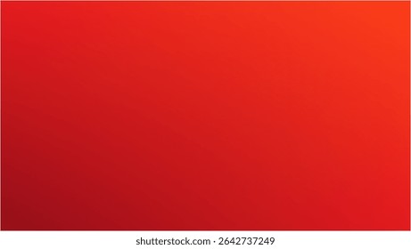 Vibrant red gradient background vector image. This high-quality illustration features a smooth transition of red hues, creating a visually appealing and dynamic backdrop