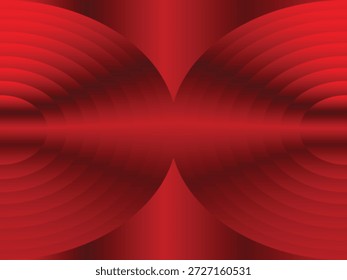 Plano de fundo da vibrante simetria do gradiente vermelho