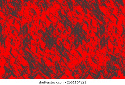 Eine lebendige rot-graue Grunge-Textur mit kühnen, bedrückten Pinselstrichen und abstrakten Mustern. Ideal für Designer und Kreative, die eine intensive und edgy rote Grunge-Ästhetik suchen.