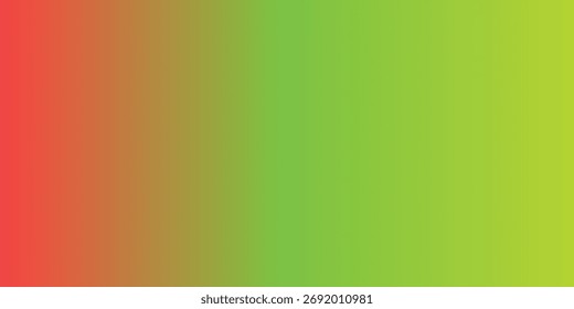Fundo de gradiente vermelho vibrante para verde com transição de cor suave