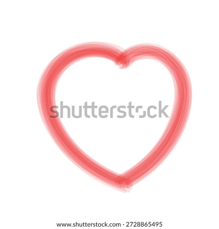 Vibrant red heart symbolizing love and affection Vector