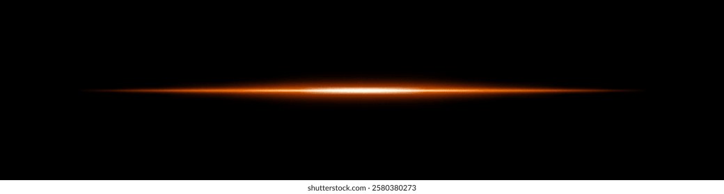 A vibrant red light streak glows against a dark black background, creating a futuristic and high-tech abstract visual effect.