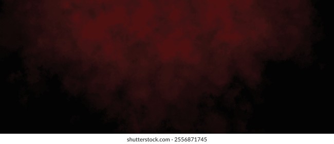 Vibrant Red Mist Blending with a Black Gradient, Creating a Mysterious and Dramatic Visual Effect
