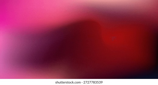 Lebendiger roter und violetter Farbverlauf mit subtilem Korneffekt und weichen Lichtstreifen auf dunklem Hintergrund