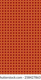 With its vibrant red and yellow hues, this vector background features an original tile pattern that suits various commercial purposes like web design or promotional materials.