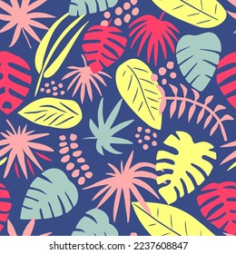 Vibrant Repetitive Exotic Trendy Garden Lines Pattern. Vivid Repeated Abstract Vintage Jungle Template Art. Gradient Seamless Fashion Blossom Invitation Wallpaper.