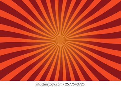 Vibrant Retro Sunburst Background Design
