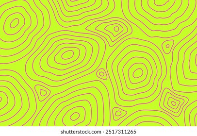 Lebendige retro topographische Kontur Karte Textur abstrakten Hintergrund